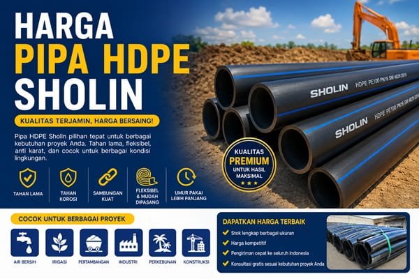 Harga Pipa HDPE Sholin